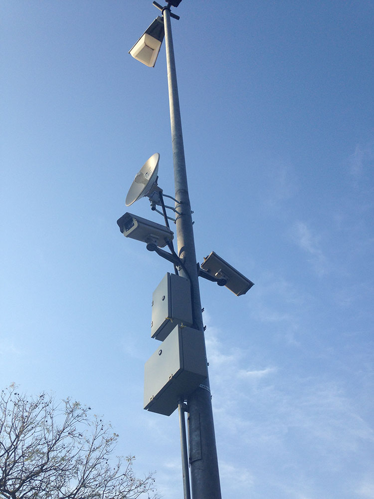 Sistemas de vdeo monitoramento implantados pela Cruz Engenharia.