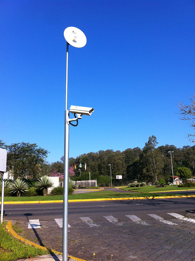 Sistemas de vdeo monitoramento implantados pela Cruz Engenharia.